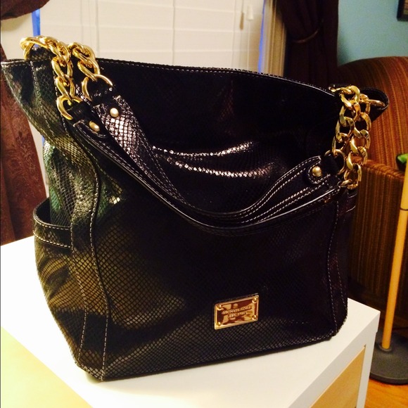 Michael Kors patent leather bag