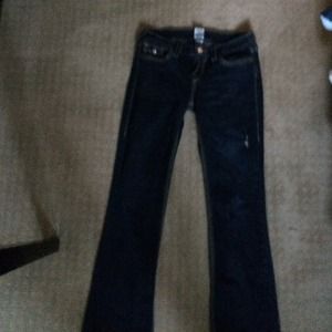 Distressed True Religion Jeans