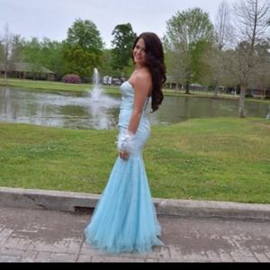 Aqua Formal Dress