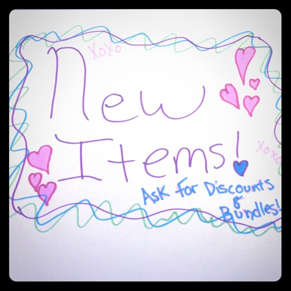 New items, low prices!