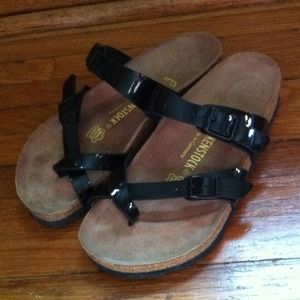 -NEW- Black Birko-flor Birkenstock Sandal