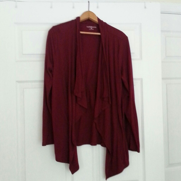 Burgundy top