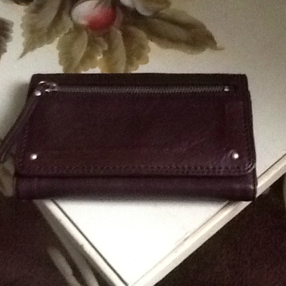 For  Bananna Republic Lambskin wallet brown