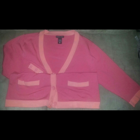 Coral & Salmon Colored Cardigan