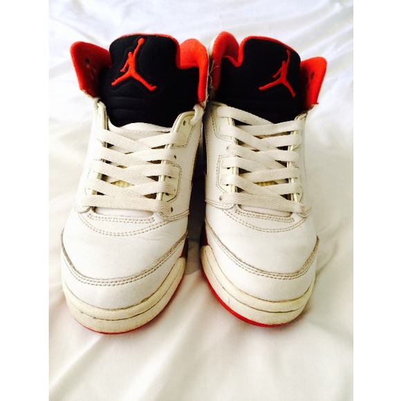 Red/black/white Jordan's