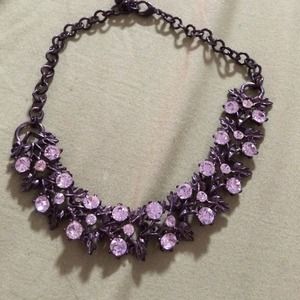 Black tone metal with rhinestones