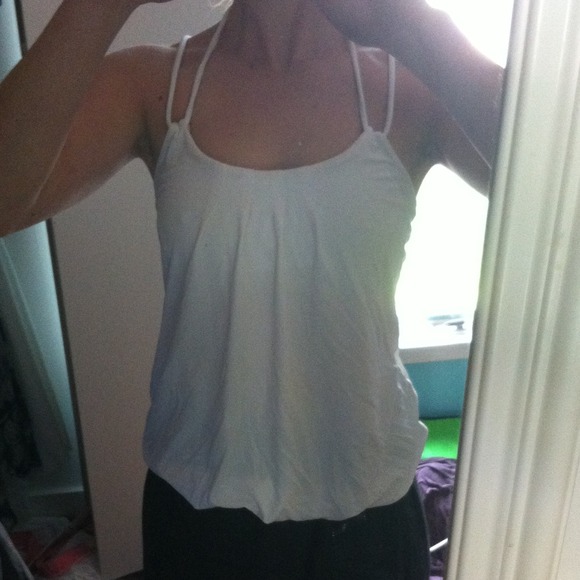 Lululemon white athletic tank top