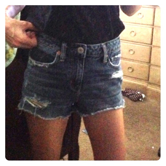 High rise American eagle shorts 00