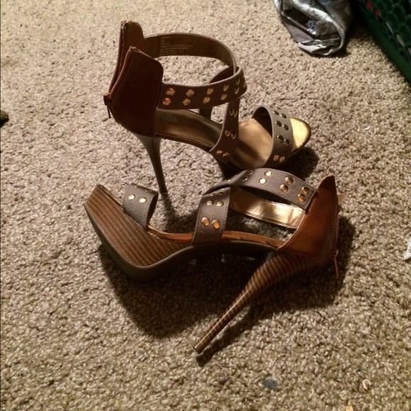 Charlotte Russe strappy stilletos
