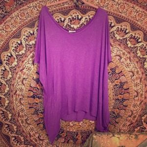 Purple Flowy Top