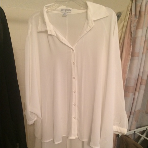 ❌Sold❌ Chiffon shirts - Picture 3 of 4