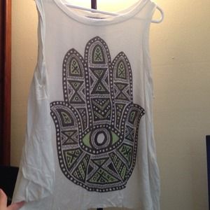 HAMSA open back tank