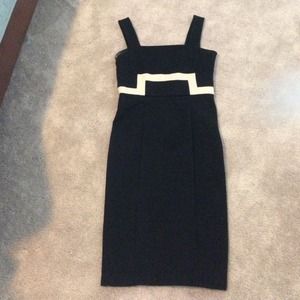 Beautiful DVF black sleeveless dress