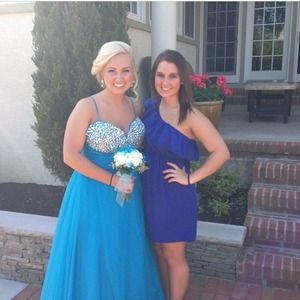 Light blue prom dress !