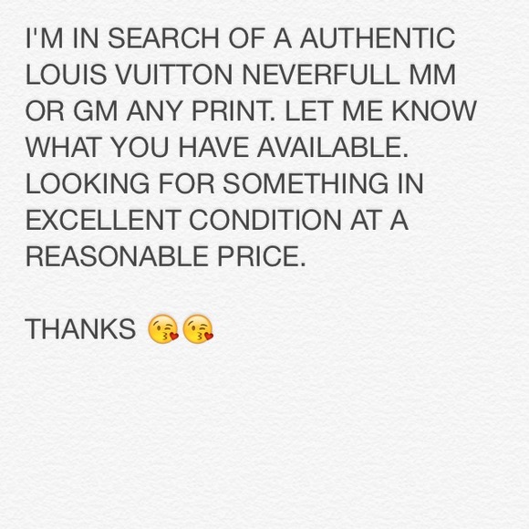 IN SEARCH OF AUTHENTIC LOUIS VUITTON NEVERFULL