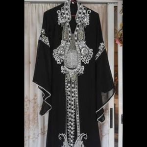 Beautiful black beaded dress