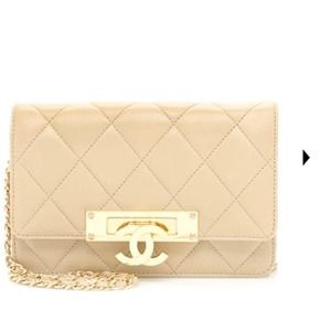 LTB Chanel Golden Series Beige Wallet on Chain