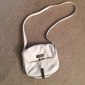 White Calvin Klein cross body bag