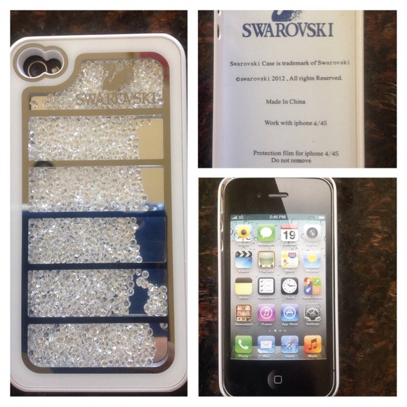 REDUCED!!  Swarovski Iphone 4/4s Case.