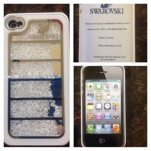 REDUCED!!  Swarovski Iphone 4/4s Case.