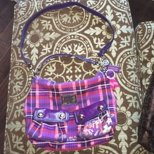 🎉 REDUCED 🎉 Coach Poppy Plaid Purse