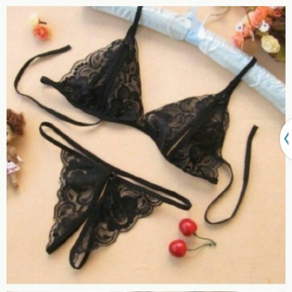 Lingerie panty and bra set
