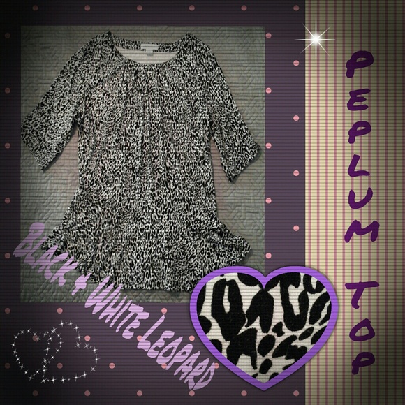 Liz Claiborne Peplum top.