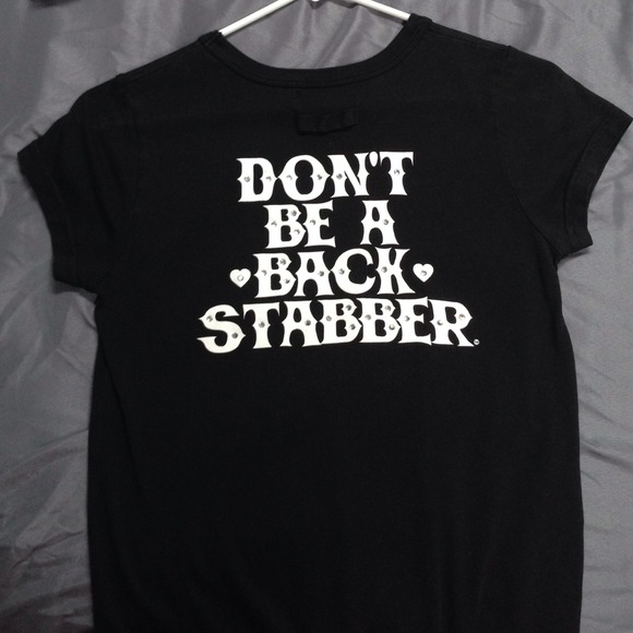 Juicy Couture "Don't be a back stabbed" Tee