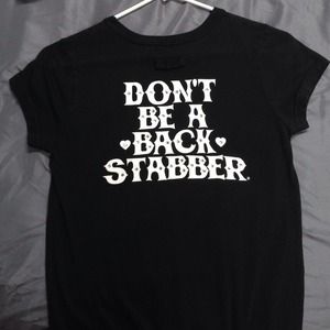 Juicy Couture "Don't be a back stabbed" Tee
