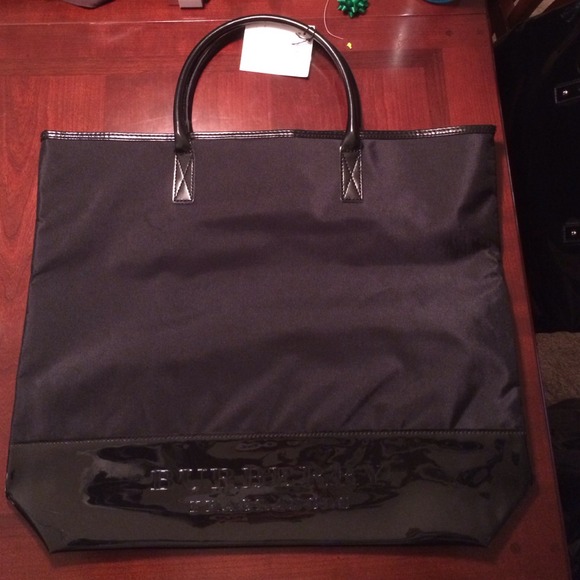 Burberry large tote bag