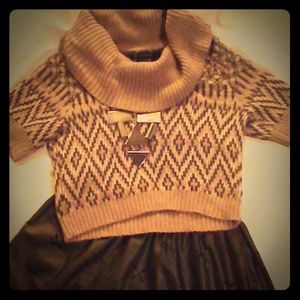 Vintage Inspired Cropped Sweater
