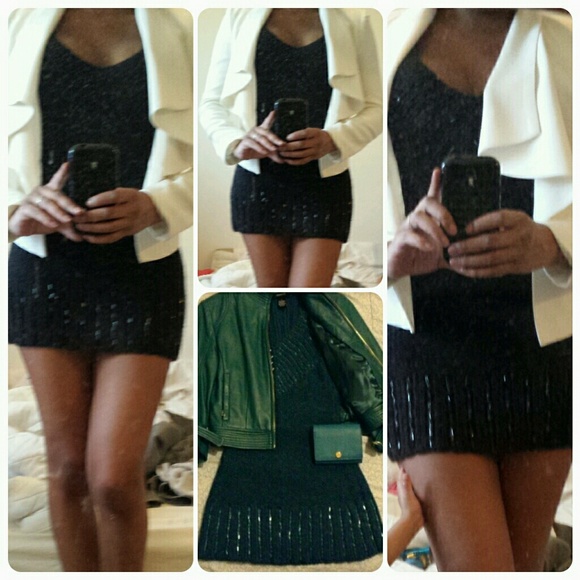 Arden B Sleeveless Beaded Sweater Tunic/ Dress