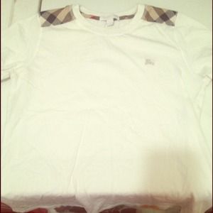 White Burberry kid Shirt