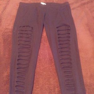Cut up leggings