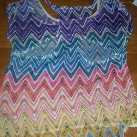 Multi colored blouse - Picture 2 of 2