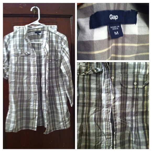Plaid button up