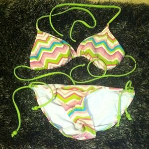 Target Bathing suit size L top and M bottoms