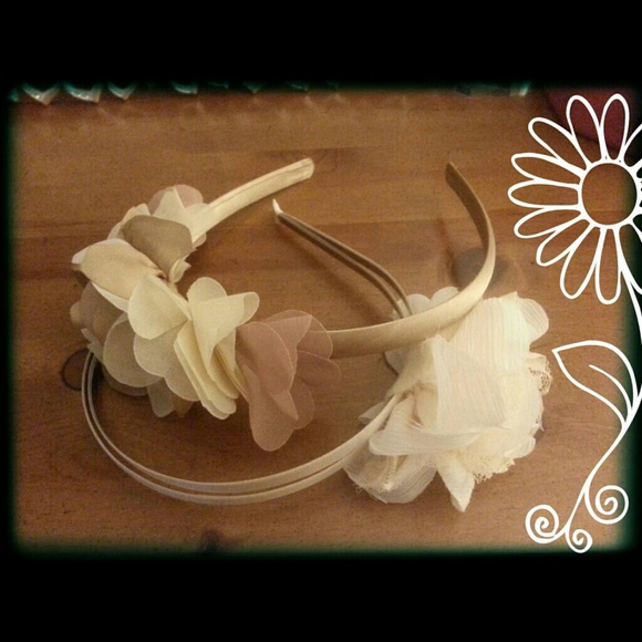 (2) Flower headbands