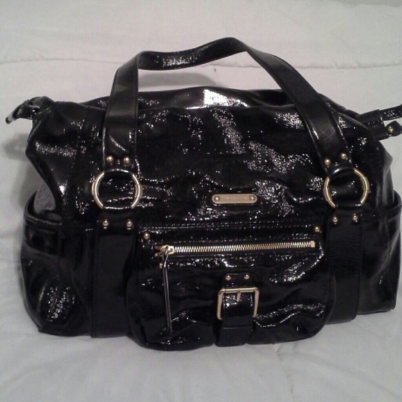 SOLD!! Michael Kors black leather handbag