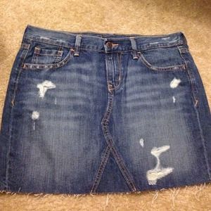 Old navy denim mini skirt