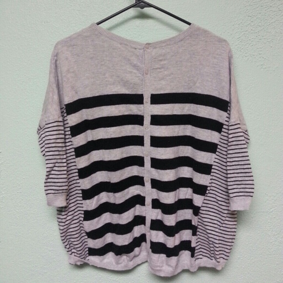 Stripped oversized sweater - Picture 2 of 2