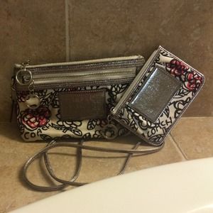 Coach Poppy crossbody with wallet