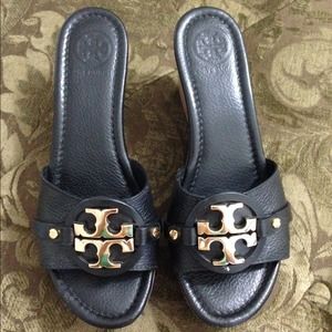Authentic Tory Burch Selma Wedges!