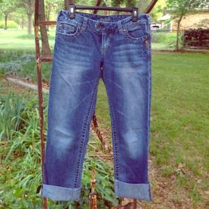 Silver Boyfriend Jeans--Reserved until 5/30