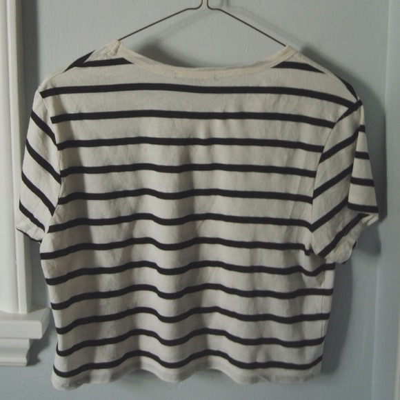 Striped Urban Outfitters crop top
