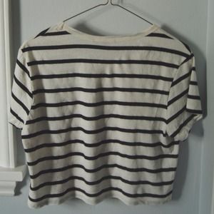 Striped Urban Outfitters crop top