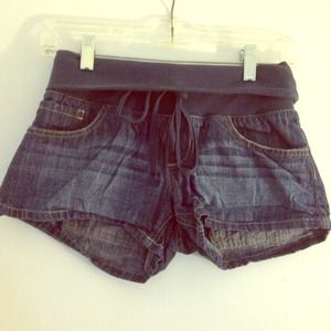 Denim shorts