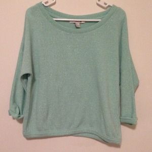 Mint Green Sweater.