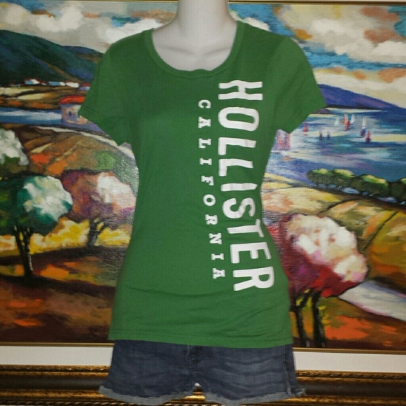 Green Hollister T-shirt Sold on ebay