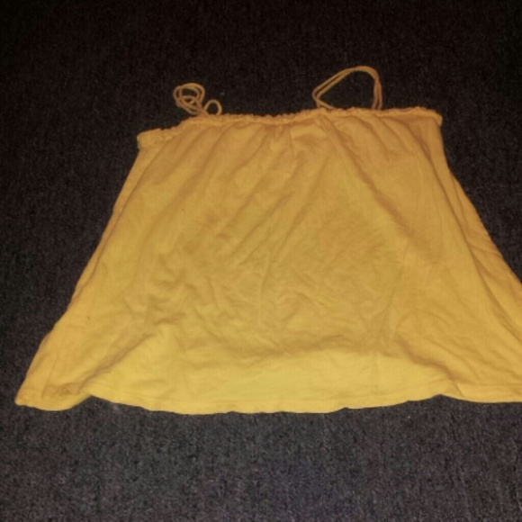Yellow tank top